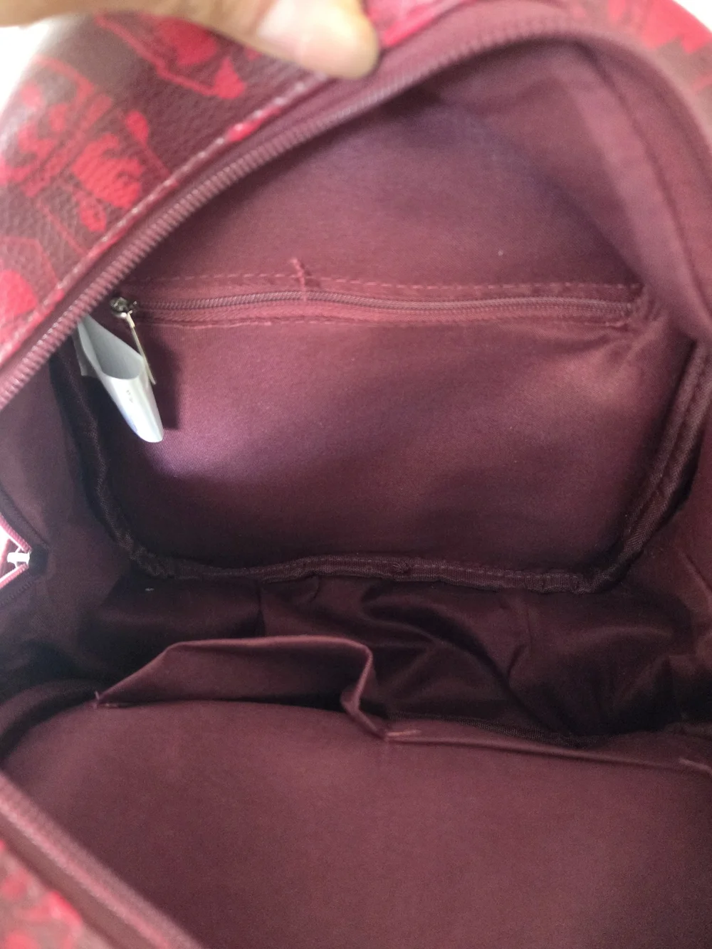 Hogwarts Harry Potter Red Faux Leather Mini Backpack With Coin Purse